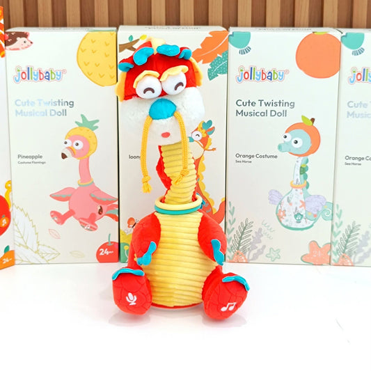 JollyBaby Cute Twisting Musical Doll