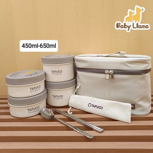 T-5392 TAFUCO 4 Layers Lunch Box(650ml+450ml)*2