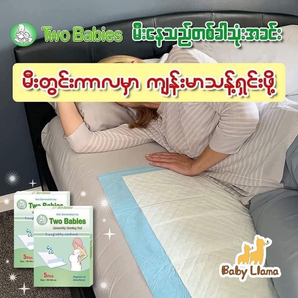 Two Babies Maternity Nursing Pad 90x60cm 5Pcs