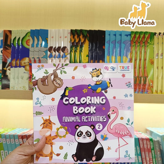 True Learning Coloring Book - Animal Activities 2
