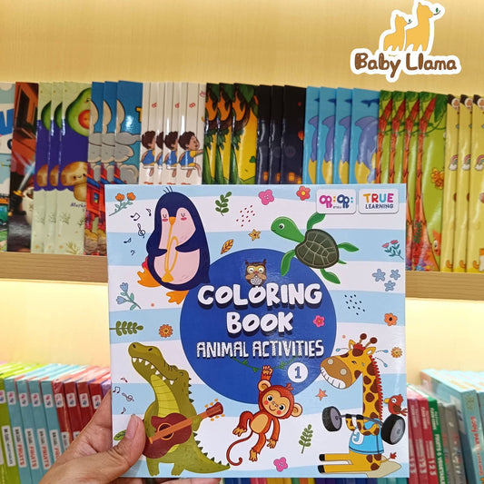 True Learning Coloring Book - Animal Activities 1
