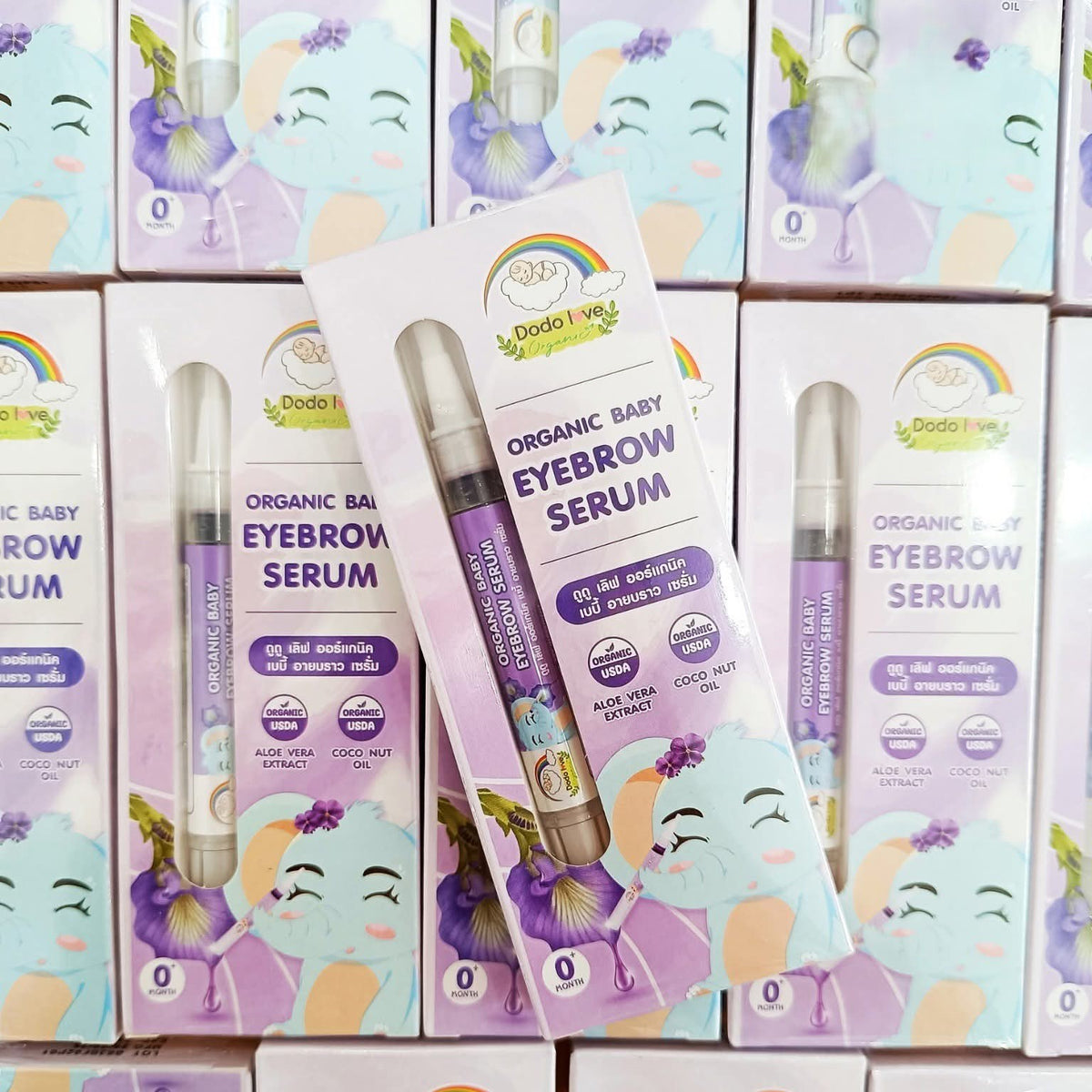 Dodo Love Eyebrown Serum Aloe Vera Coconut Oil 3g 0M+