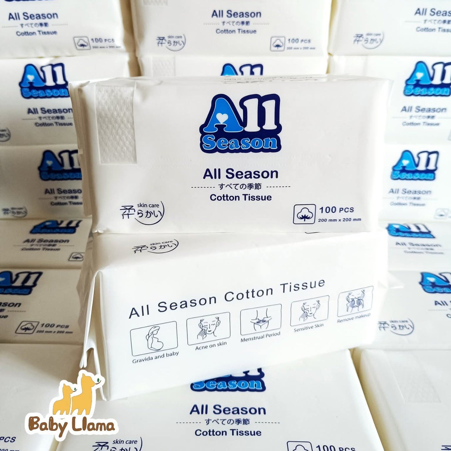 All Season Cotton Tissue 100Sheets
