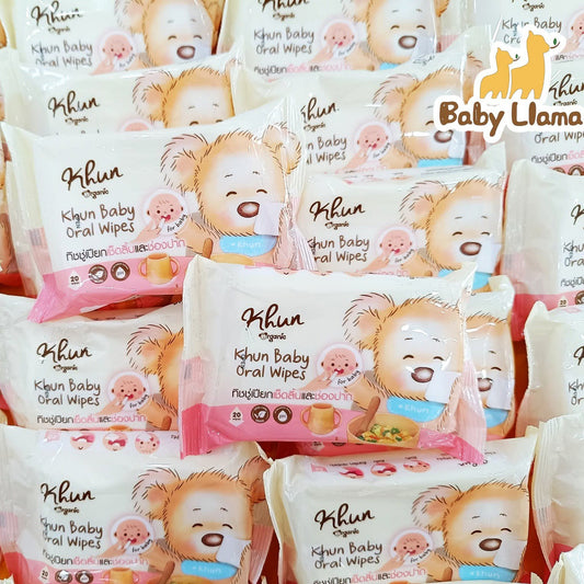 Khun Organic Baby Oral Wipes 20Pcs 0M+