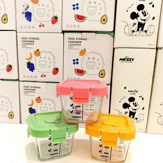 Mickey Family Series Baby Food Box 140ml 3Pcs