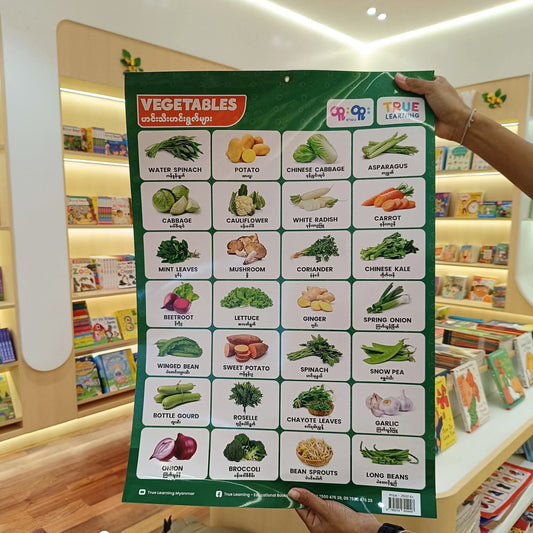 True Learning Poster Vegetables