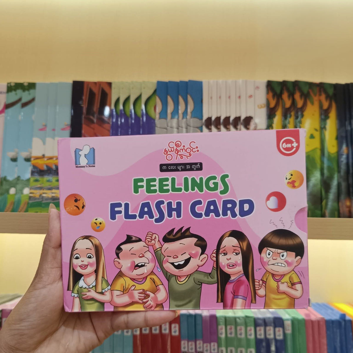 နွယ်နီကံဝင်း Feelings Flash Card 6Months+