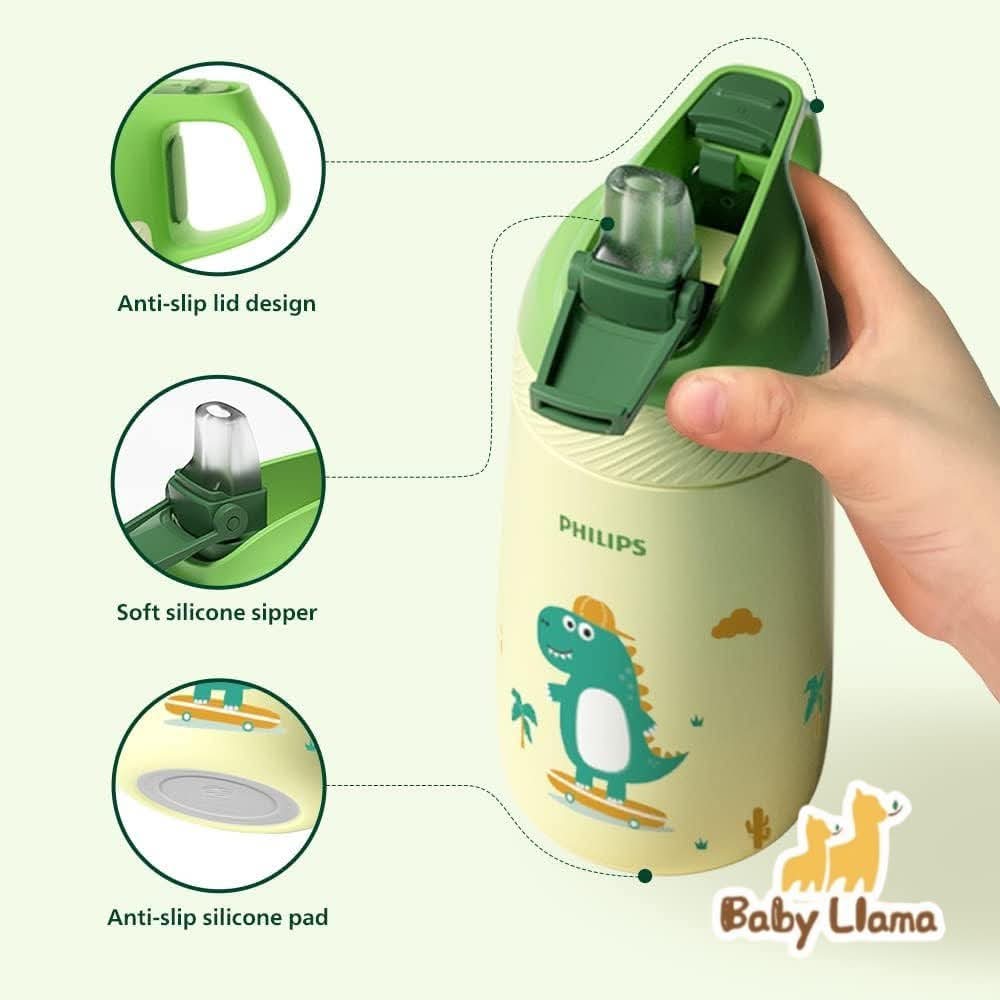 Philips AWP2653 Thermal Bottle With Smart Temperature Display & One Cup Dual Lid Design 470ml