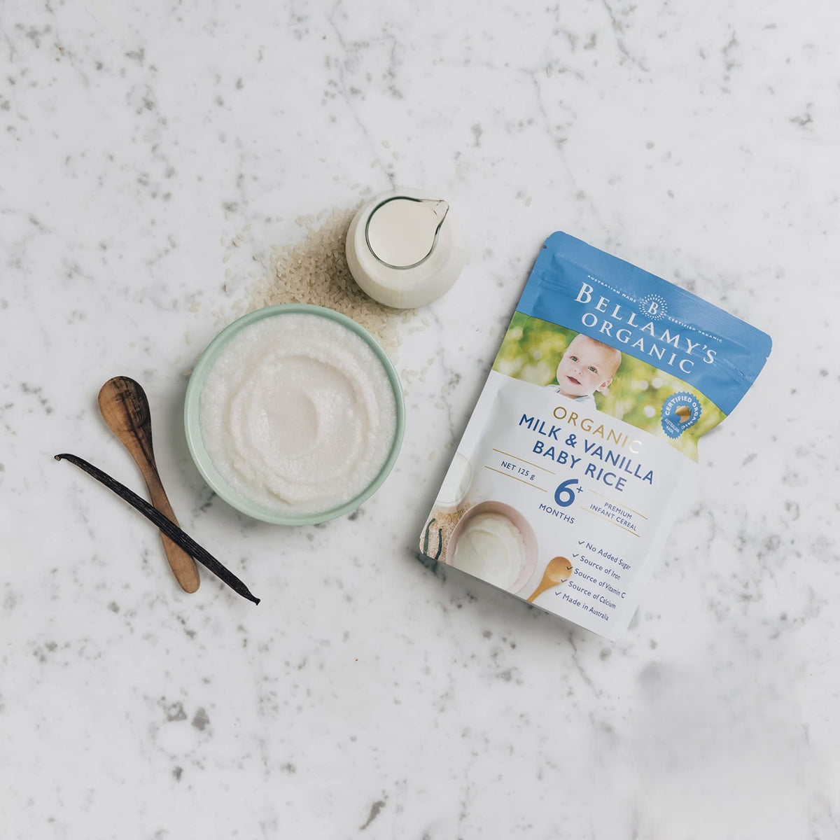 Bellamy's Organic Baby Rice 125g