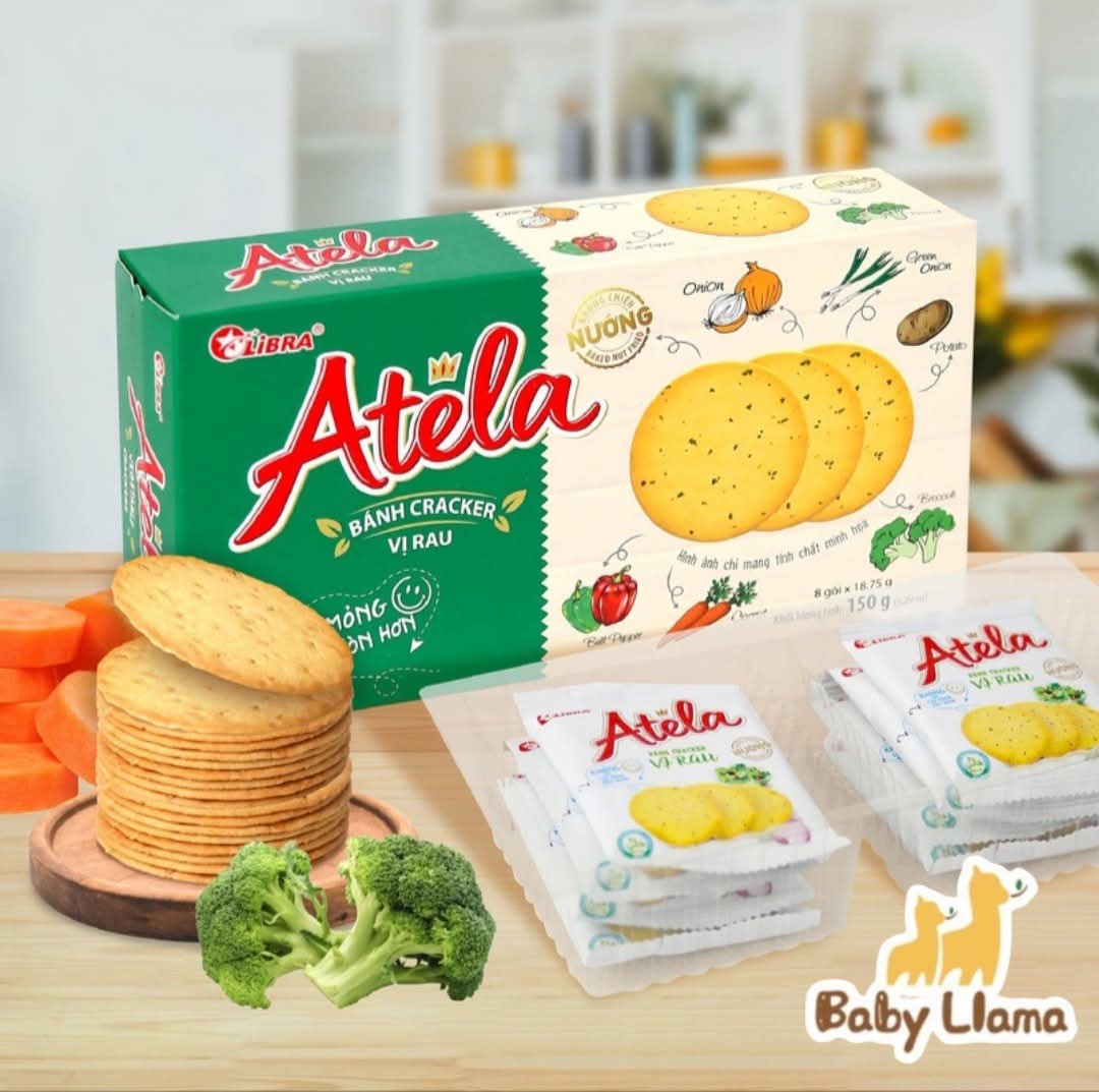 Atela Crackers (18.75g*8Pkts) 150g