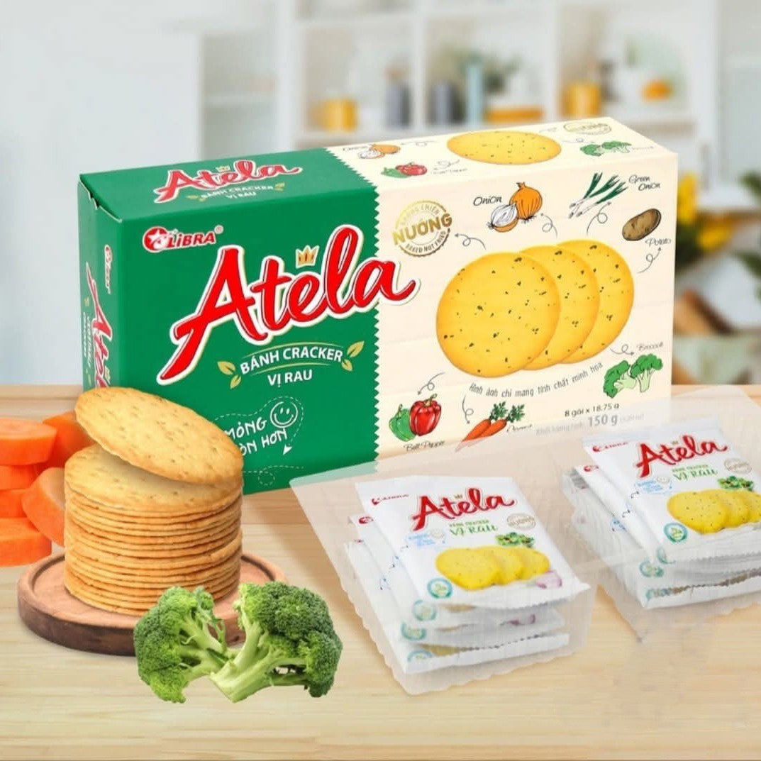 Atela Crackers (18.75g*8Pkts) 150g