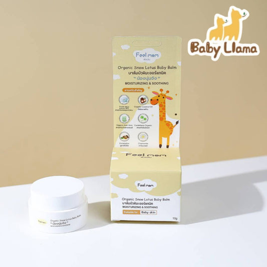 Feelmom Organic Snow Lotus Baby Balm Moisturizing & Soothing Suitable for Baby Skin 10g