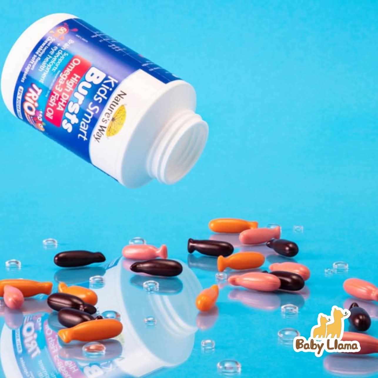 Nature's Way Kids Smart High DHA Omega-3 Fish Oil 180 Capsules