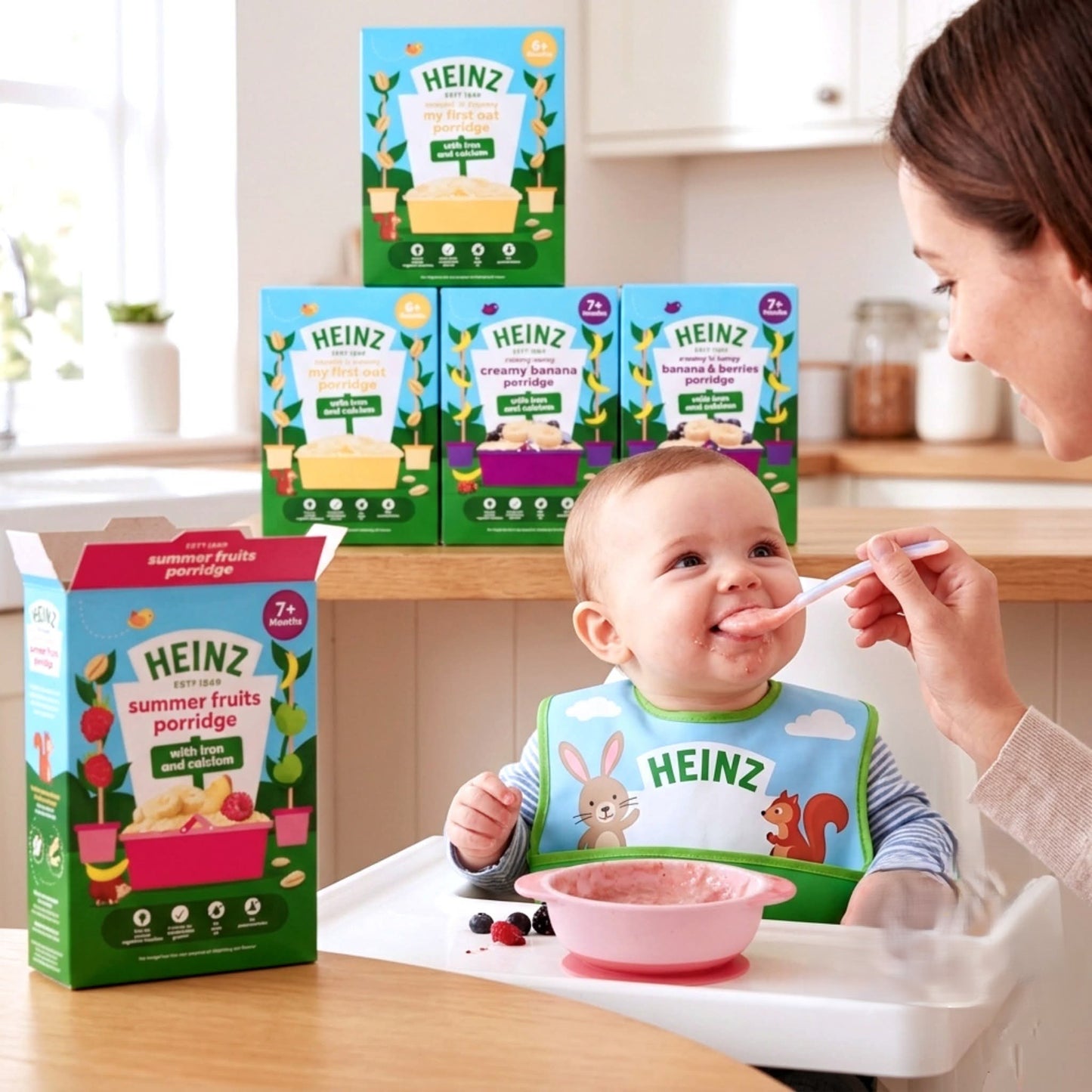 Heinz Creamy 'n' Lumpy Porridge 200g 7M+