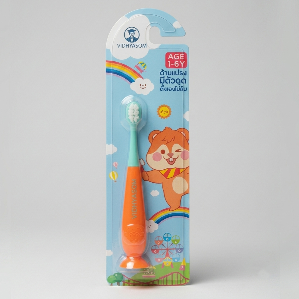 Vidhyasom Toothbrush Suction Cup Handle 1-6Yrs