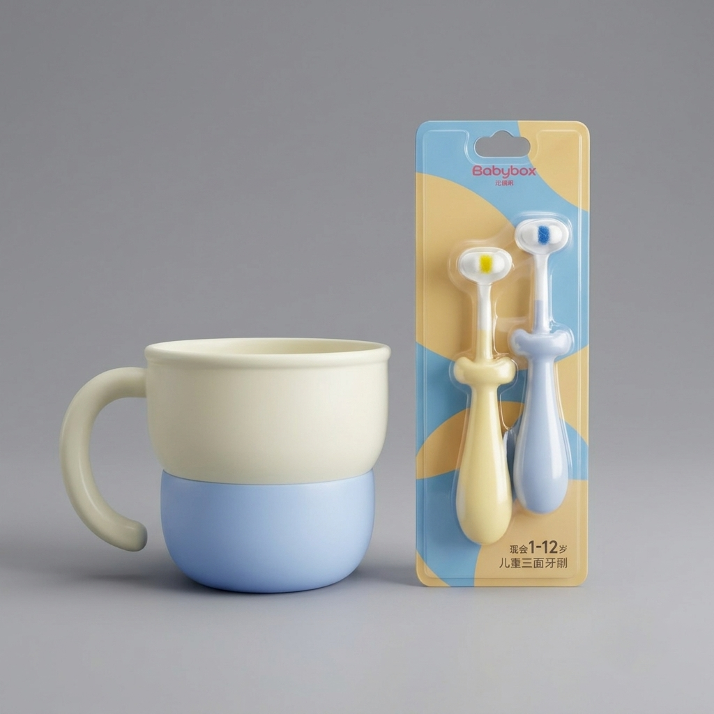 Babybox Toothbrush & Cup Set