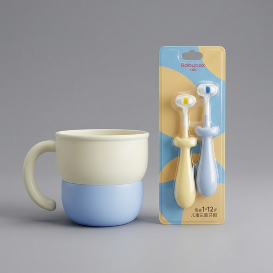 Babybox Toothbrush & Cup Set