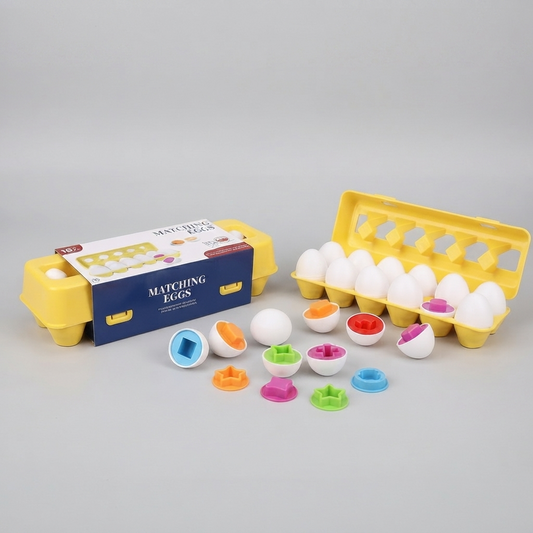 Matching Eggs Educational & Puzzle Toy 12Pcs 18M+