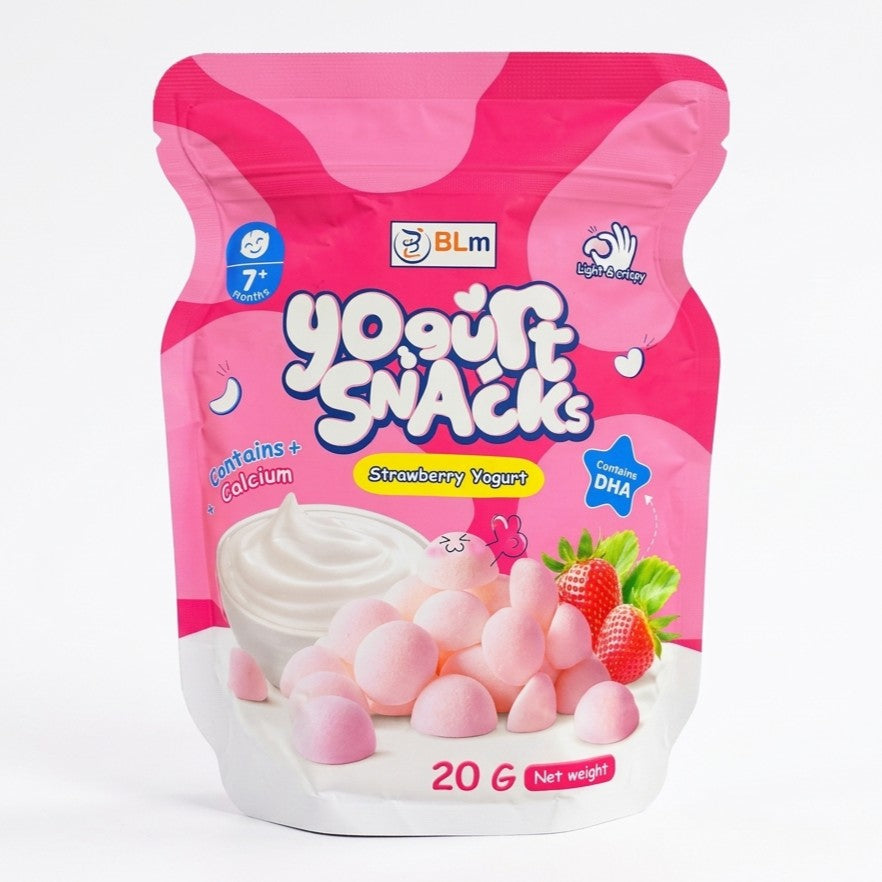 BLm Yogurt Snacks Original, Banana & Strawberry Yogurt 20g