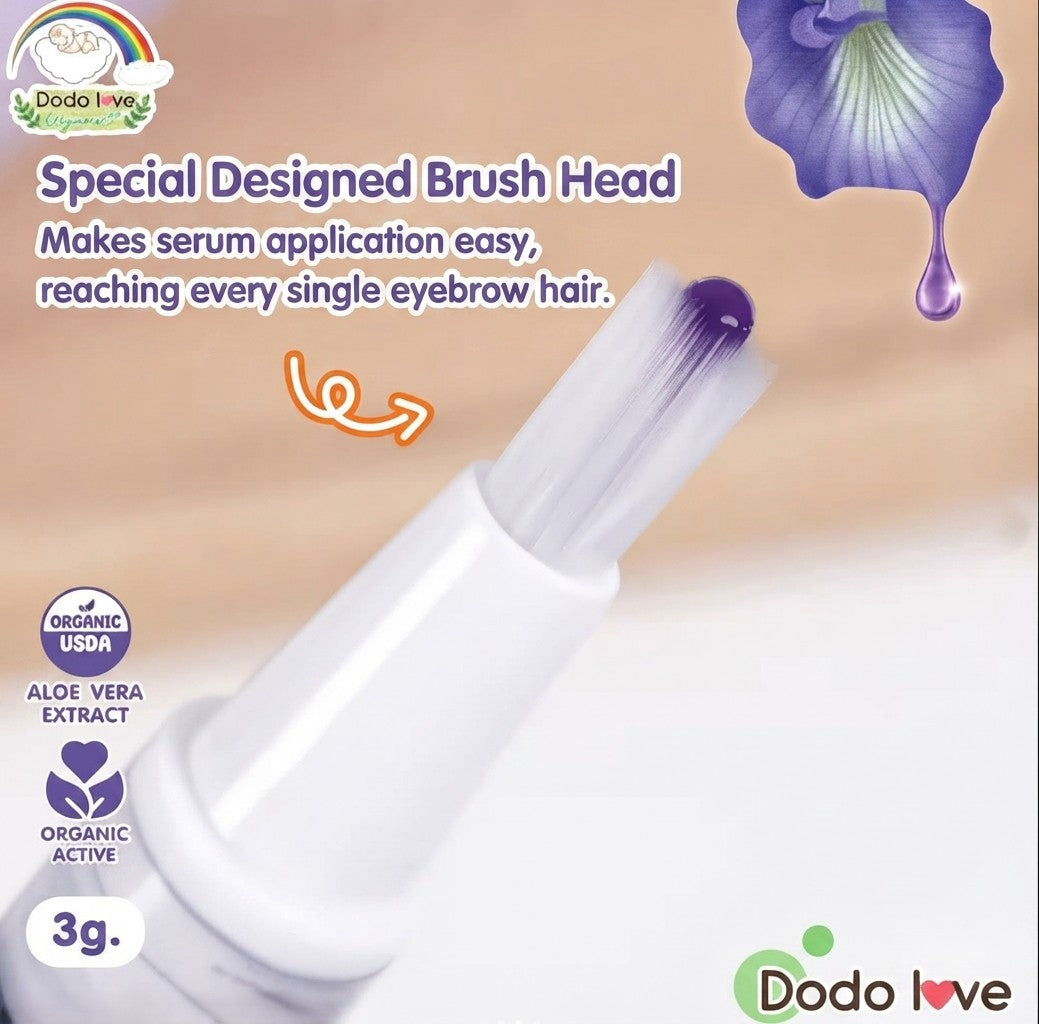 Dodo Love Eyebrown Serum Aloe Vera Coconut Oil 3g 0M+
