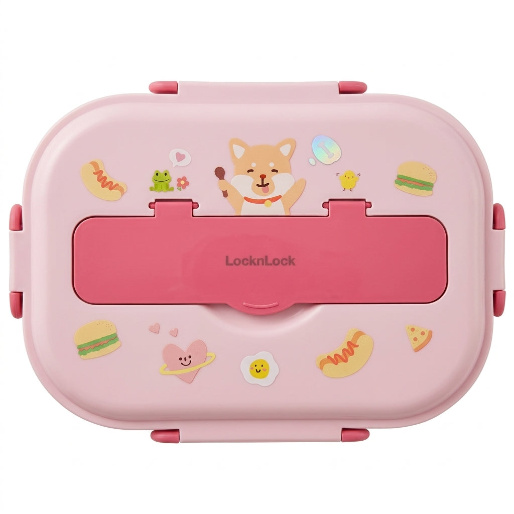LocknLock Stainless Steel Lunch Box - Blue, Green & Pink