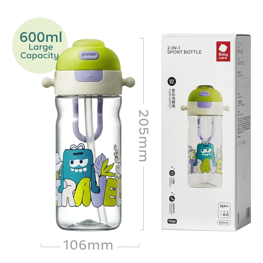 BabyCare 2-In-1 Sport Bottle 600Ml