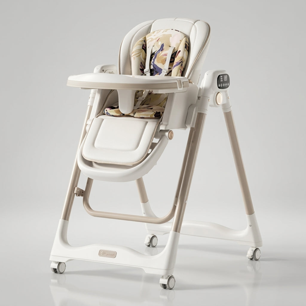Kidilo 2 in 1 Electric Baby Dining Chair and Rocker V7