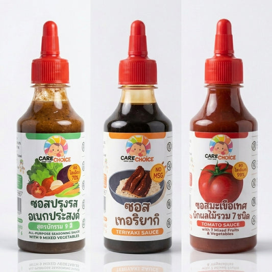 Care Choice All-Purpose Seasoning Sauce, Teriyaki Sauce & Tomato Sauce