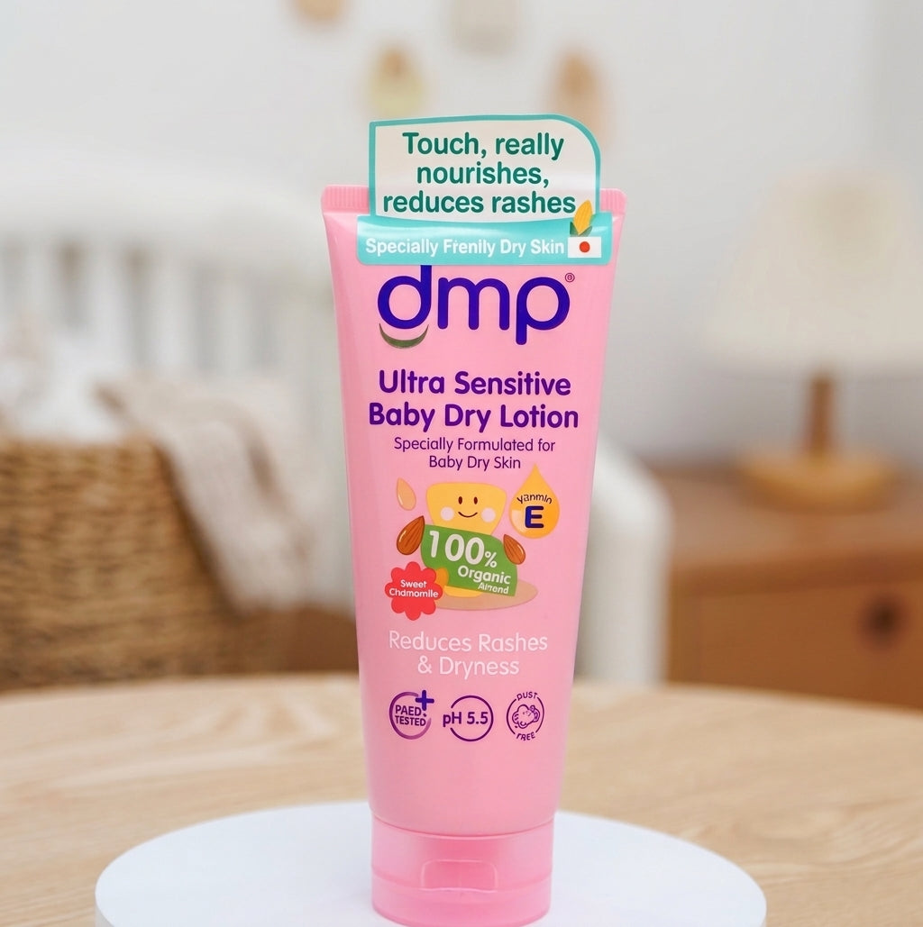DMP Ultra Sensitive Baby Dry Lotion Sweet Chamomile & Milky Sky 140ml