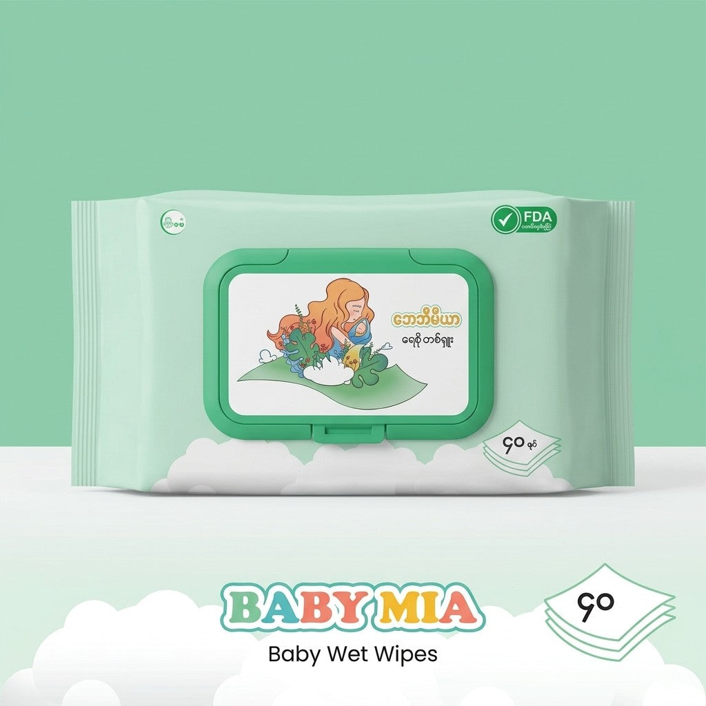 Baby Mia Wet Tissue 40Pcs