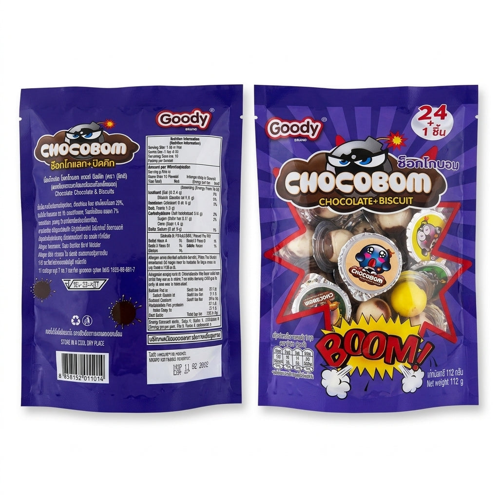 Goody Chocobom Chocolate + Biscuit (112g)