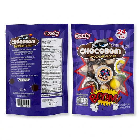 Goody Chocobom Chocolate + Biscuit (112g)