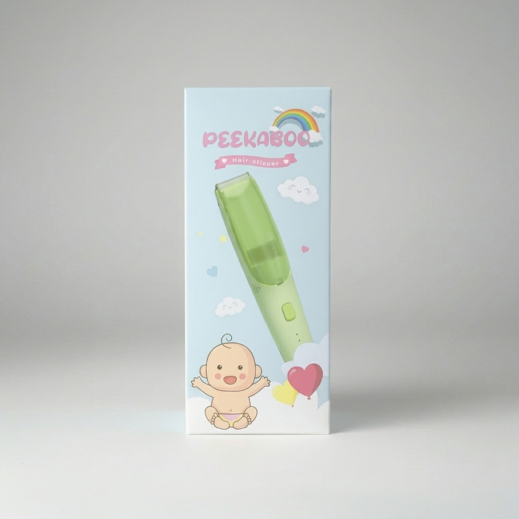 Peekaboo Hair Clipper Green & Pink