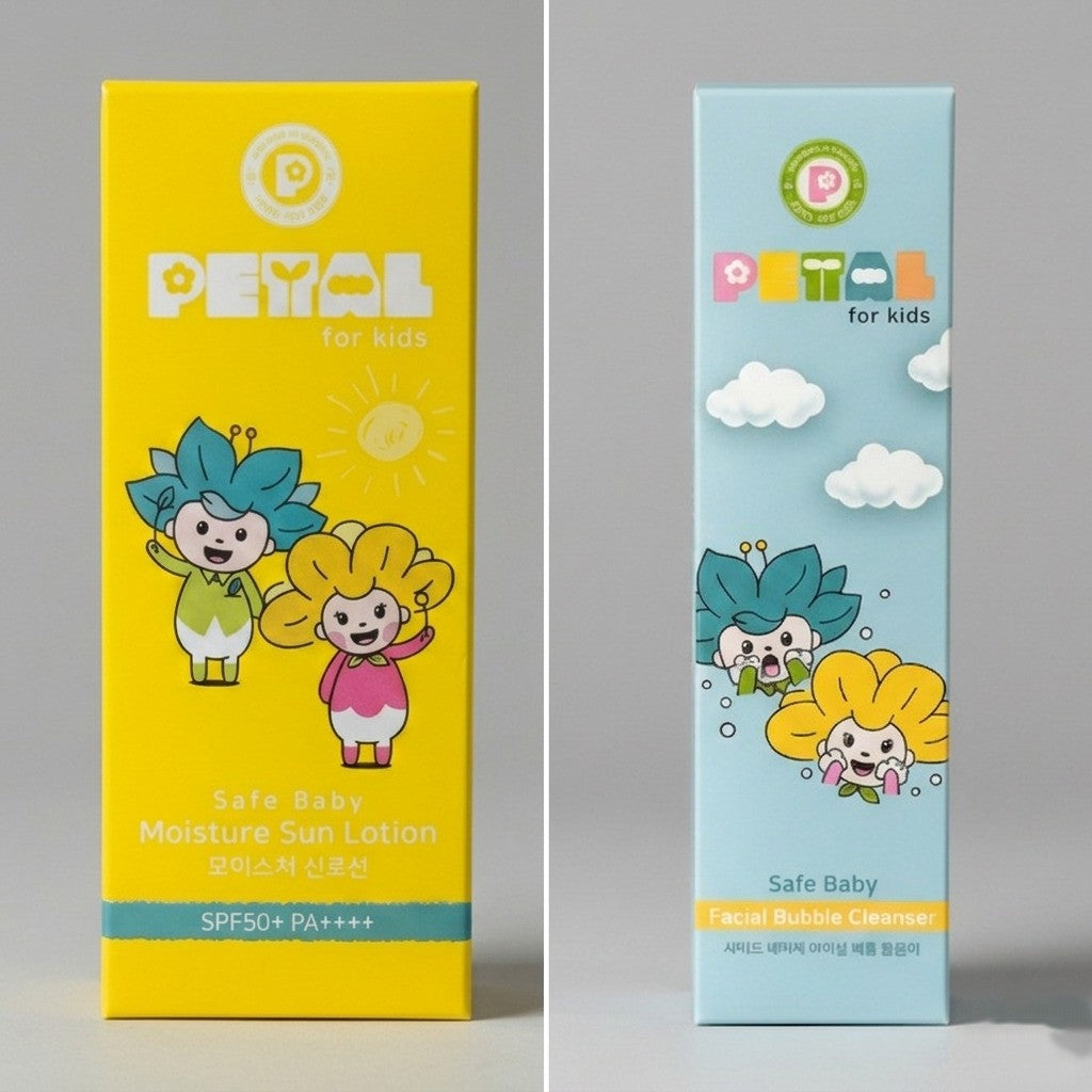 Petal Safe Baby Facial Cleanser & Sun Lotion