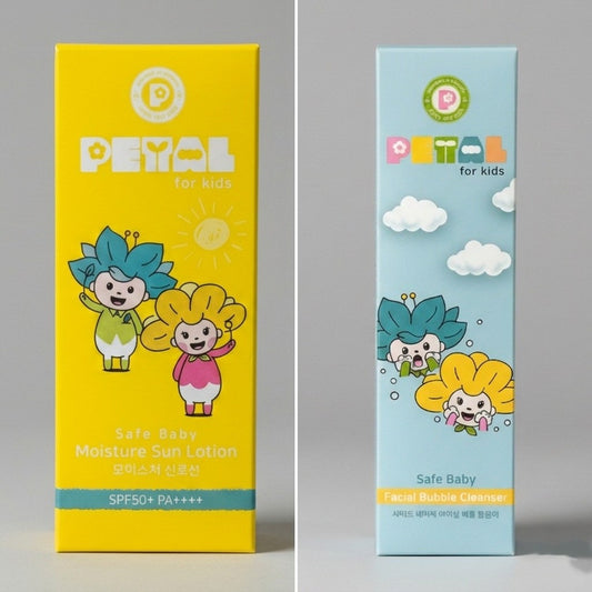 Petal Safe Baby Facial Cleanser & Sun Lotion