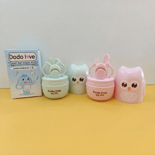 Dodo Love Baby Nail Scissors Kits 4Pcs Green/Pink 0M+
