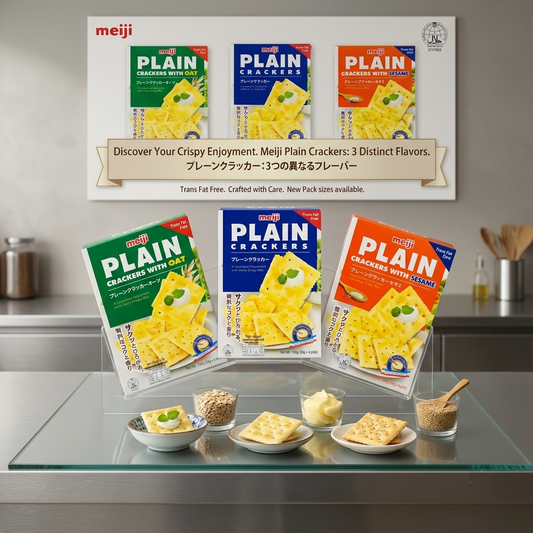 Meiji Plain Crackers 104g(26g*4pkts) 2Yrs+