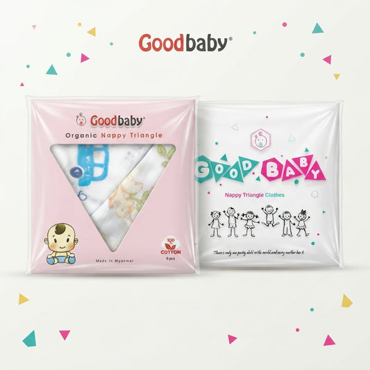 Goodbaby Cartoon & Triangle ခါးတောင်းကျိုက် 10ထည်