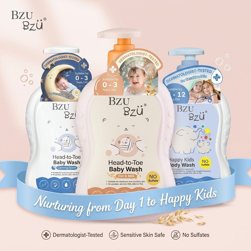 Bzu Bzu Baby Wash 600ml