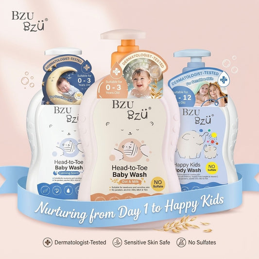 Bzu Bzu Baby Wash 600ml