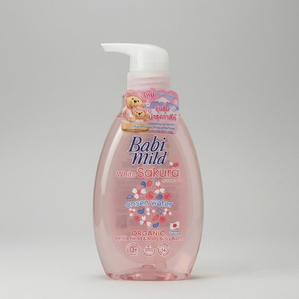 Babi Mild Head & Body Baby Bath 380ml