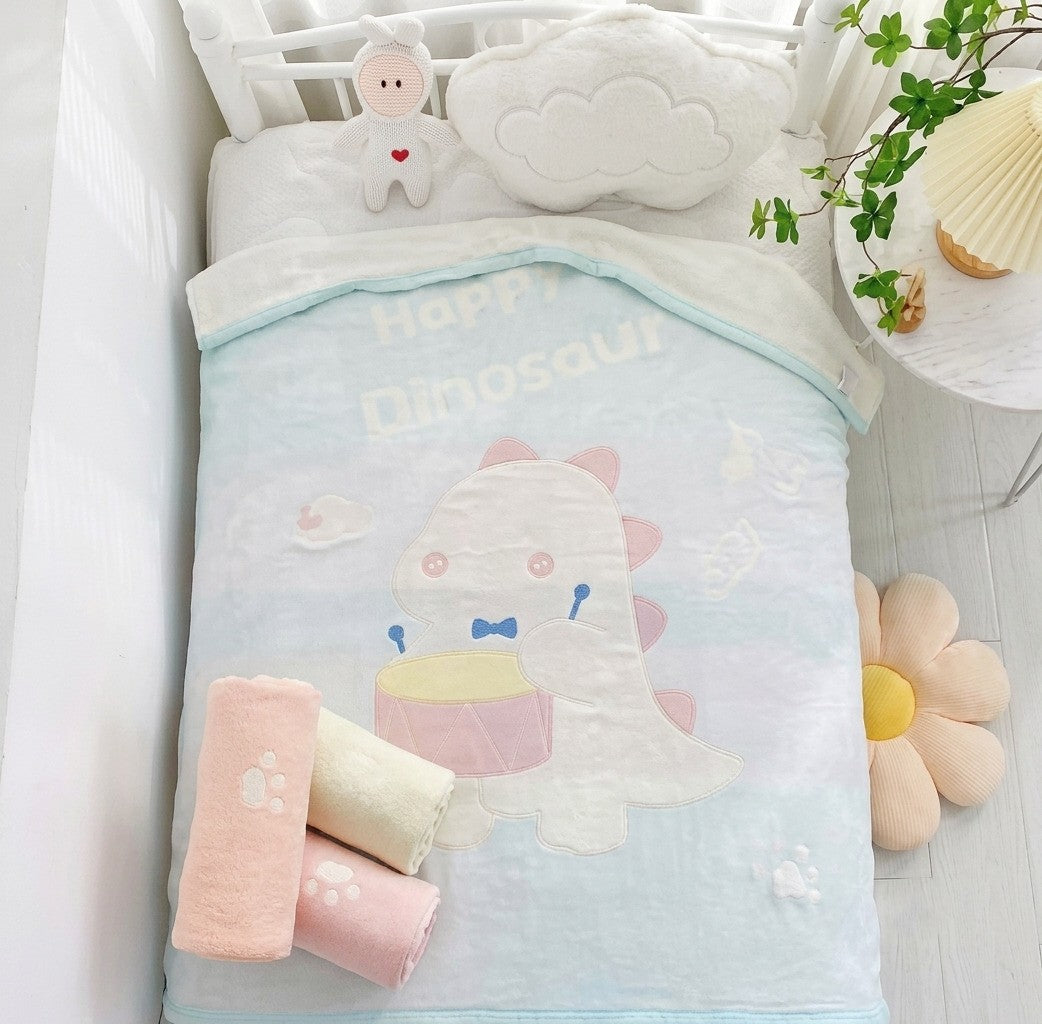 Double-Sided Design Baby Blanket (108*110cm)