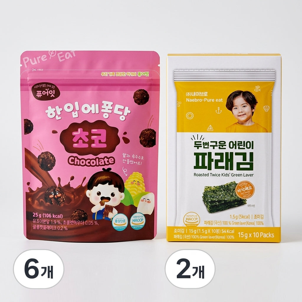 Pure Eat Rice Corn Ball & Roasted Green Laver