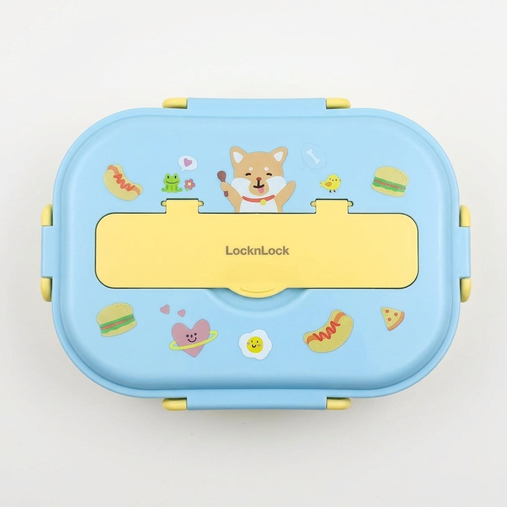 LocknLock Stainless Steel Lunch Box - Blue, Green & Pink