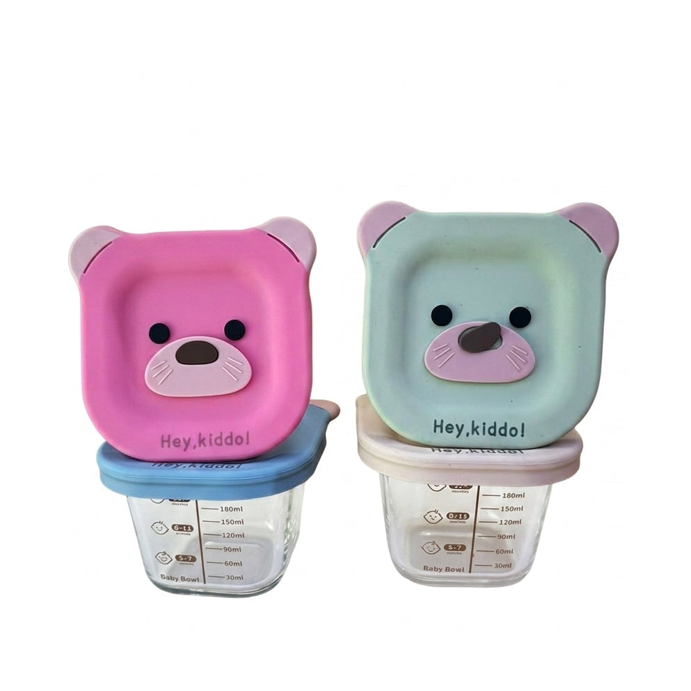 Heykiddo Baby Food Container 230ml (Square)