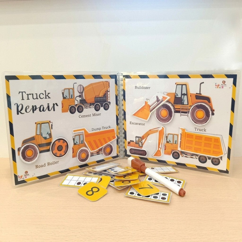 Tiny Hands Construction Busy Book