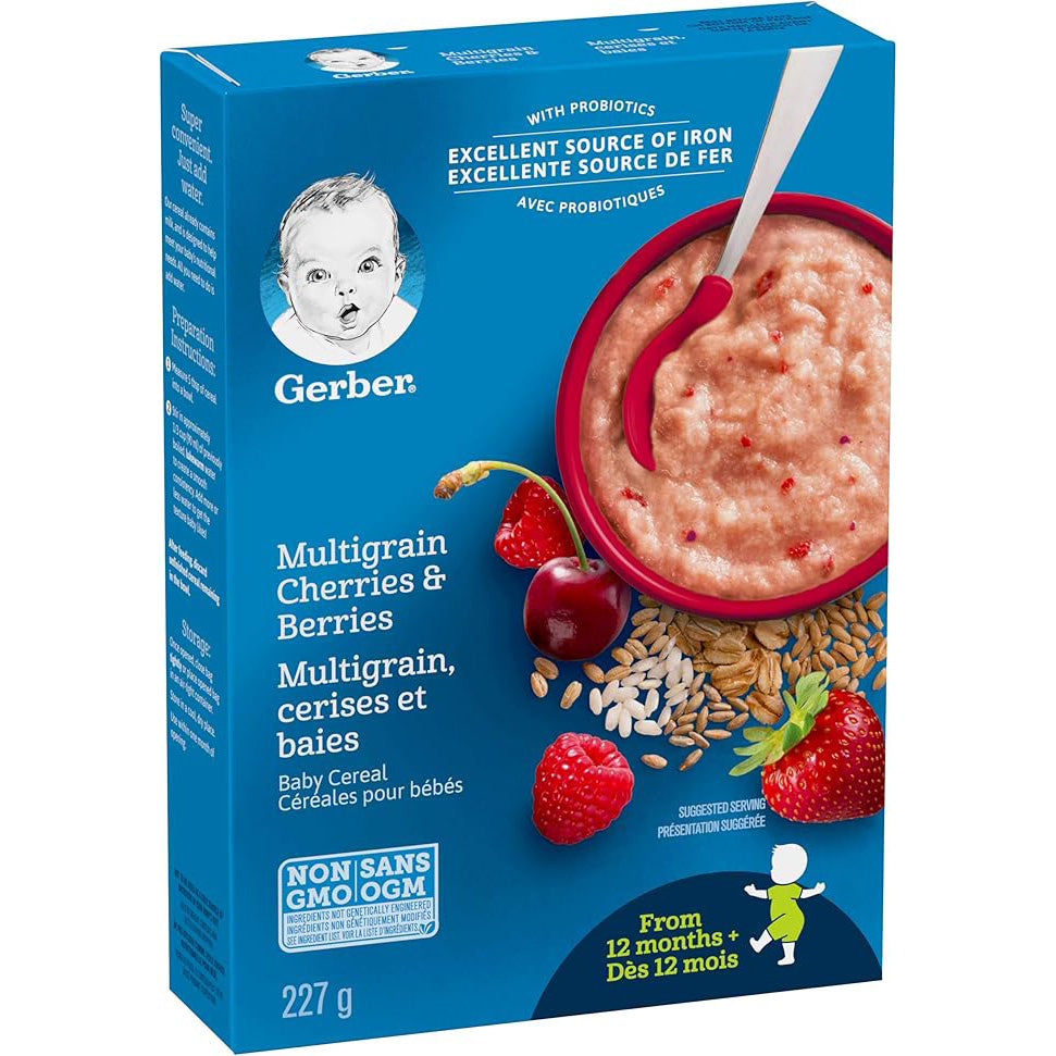 Gerber Multigrain Cereal for Baby (Box) 6M+ 227g