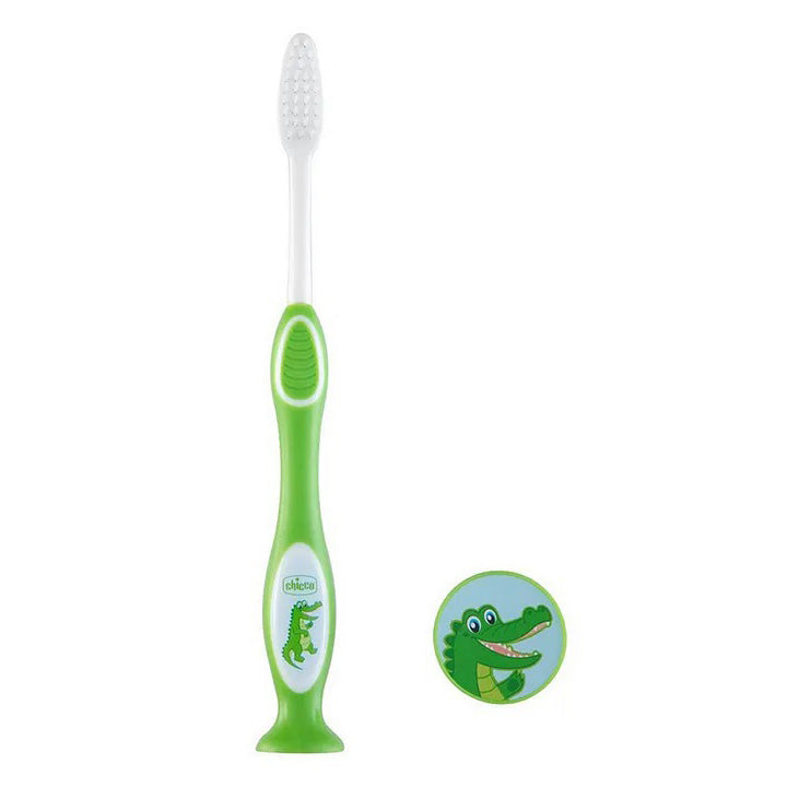 Chicco Toothbrush with Suction Cup 3-6Yrs