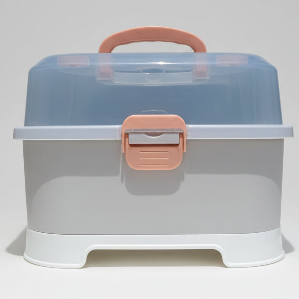 Baby Bottle Storage Rack And Anti Dust Cover