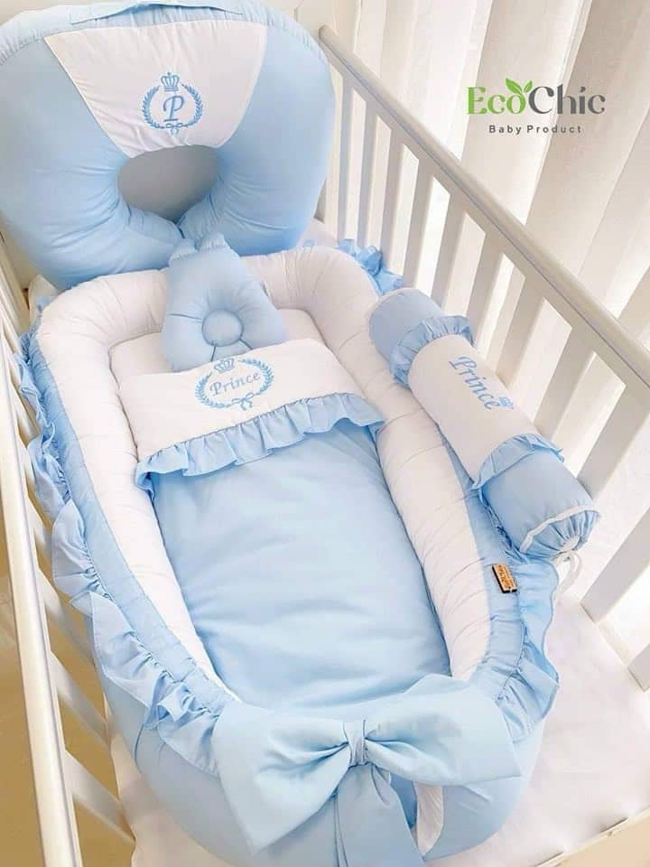 EcoChic Plain Baby Nest Set Deluxe